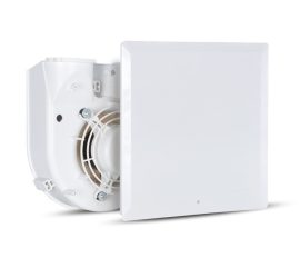 Vortice Evo QE 100/60/35 LL TP HCS radiális ventilátoregység előlappal, három fordulattal, páraérzékelővel, állítható előkésleltetéssel és utánfutással, G2 szűrővel, IP45