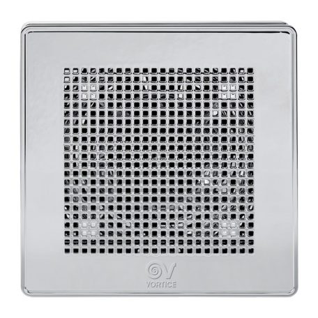 Vortice ME 100/4" LL T Punto Evo PRÉMIUM ezüst színű fürdőszoba, wc ventilátor, időkapcsolóval, előkésleltetéssel, IP45