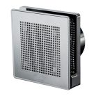 Vortice ME 100/4" LL T Punto Evo PRÉMIUM ezüst színű fürdőszoba, wc ventilátor, időkapcsolóval, előkésleltetéssel, IP45