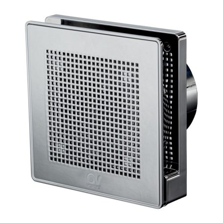Vortice ME 100/4" LL T Punto Evo PRÉMIUM ezüst színű fürdőszoba, wc ventilátor, időkapcsolóval, előkésleltetéssel, IP45