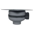 Vortice CA 125 MD E W centrifugális fémházas csőventilátor szerelőlappal