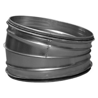 BL250/15 fém szeletes könyök idom, gumitömítéssel