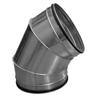 BL630/60 fém szeletes könyök idom, gumitömítéssel