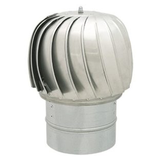   CN250 inox huzatfokozó, csonkos kivitel, szellőző kürtőre