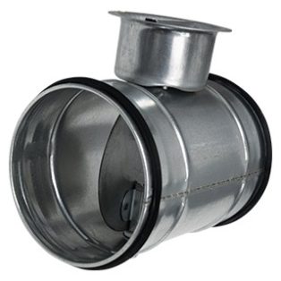 DSL080 pillangó szelep, gumitömítéssel