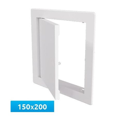 Awenta DTK15X20 műanyag szervizajtó 150X200 fehér színben, Patent Zárral