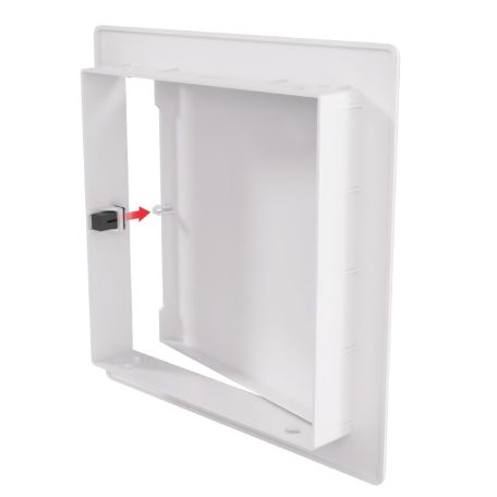 Awenta DTK20X25 műanyag szervizajtó 200X250 fehér színben, Patent Zárral