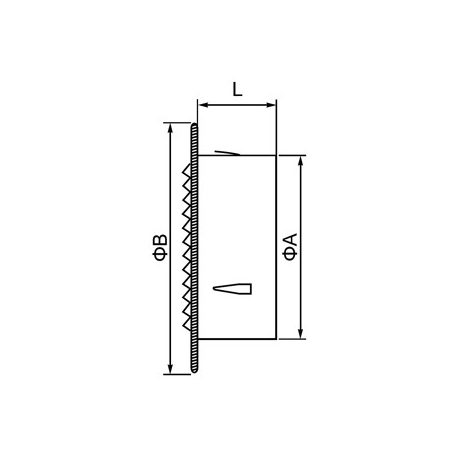 ELB315 préselt alumínium fali rács, rovarhálóval