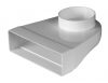   Awenta KP204-23/100 lapos csatorna 60X204/NA100 mm függőleges átalakító idom