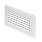 Awenta KP75-30 lapos csatorna 75X150 mm végrács, fehér színben