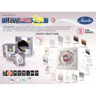 Awenta HSF KW125 kisventilátor, alap típus, előlap nélkül