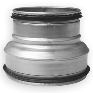 RCPL 100/80 préselt fém szűkítő idom, gumitömítéssel