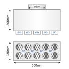 RPD 10-es horganyzott acél osztódoboz 75 mm-es leágazásokkal