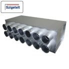 RPDI 12-es hőszigetelt horganyzott acél osztódoboz 75 mm-es leágazásokkal