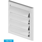 Awenta TN1 fali gravitációs zsaluzat, csonk nélkül 150X150