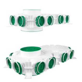   Awenta PRO VCB160/200-12_90 antibakteriális PVC szintekközti osztódoboz 90-mm rendszerekhez