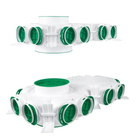 Awenta PRO VCB160/200-12_90 antibakteriális PVC szintekközti osztódoboz 90-mm rendszerekhez