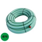 Awenta PRO VFG75 Kétrétegű Ø75mm antisztatikus, antibakteriális flexibilis cső 50m/tekercs 