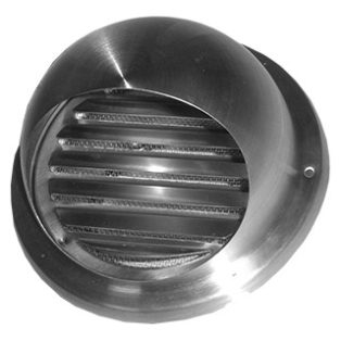 VLA200 inox esővédő fali rács