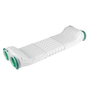   Awenta PRO VMK90-2-L antibakteriális műanyag hosszú áthidaló, bypass elem 90-mm rendszerekhez, 