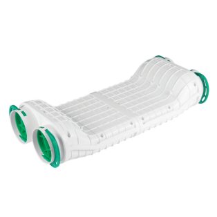   Awenta PRO VMK90-2-S antibakteriális műanyag rövid áthidaló, bypass elem 90-mm rendszerekhez, 
