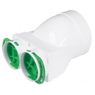  Awenta PRO VPC125-2 antibakteriális műanyag vízszintes szelepfogadó 75-mm rendszerekhez