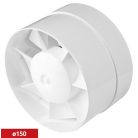 Awenta WKA150T TURBO csőbe tolható fali axiális ventilátor, beépített időrelével