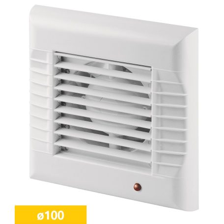 Awenta A-Matic WM100T kisventilátor, elektromos zsaluzattal, időkapcsolóval