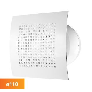   Awenta Pulsar WPAB110ZH kisventilátor, ELŐKÉSLETETÉSSEL, állítható időkapcsolóval, páraérzékelővel, visszacsapó szeleppel