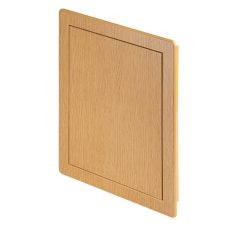 Műanyag szervizajtók tölgy színben