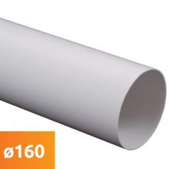 PVC csővek, idomok 160mm-es átmérővel