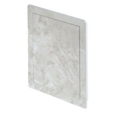 Műanyag szervizajtók szürke márvány színben